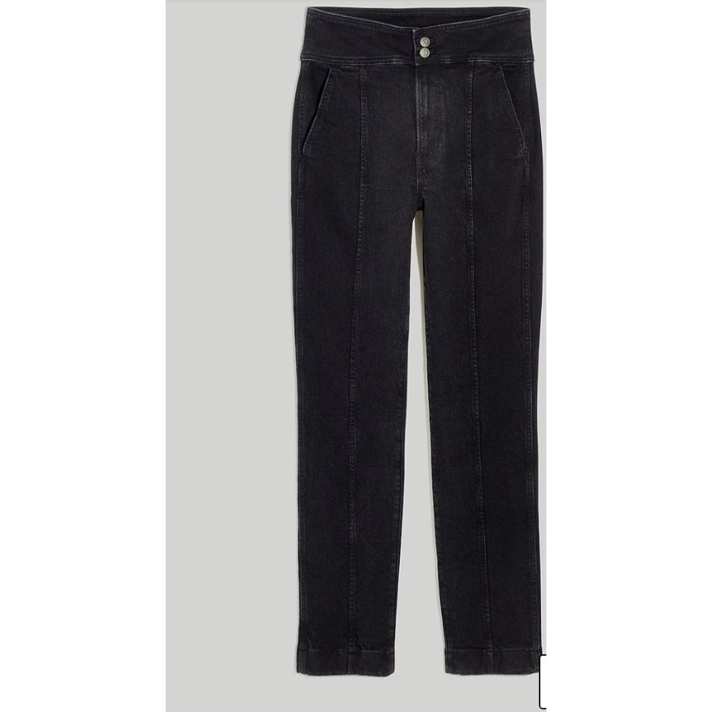 Madewell $138 Perfect Vintage Jean Black Wash Tuxedo Edition Size 30 NH626